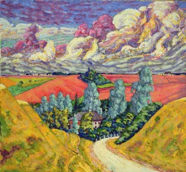 Auf dem Weg nach Tartu von Viljandi, 1915-16